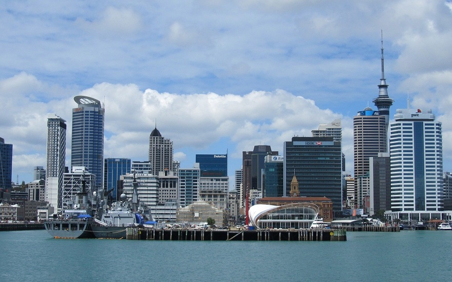 landscape of Auckland city centre